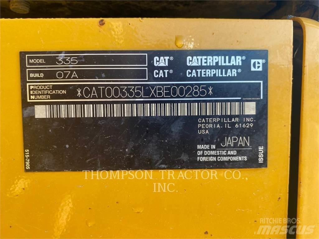 CAT 335 Bandgrävare