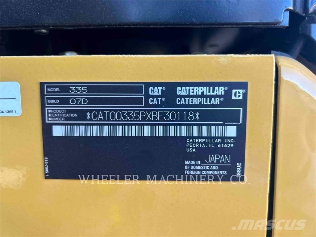 CAT 335 CF Bandgrävare