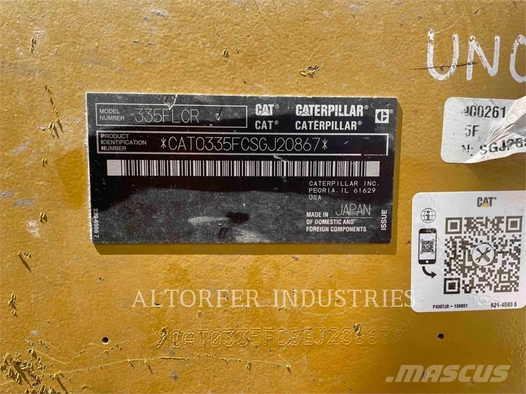 CAT 335F LCR Bandgrävare