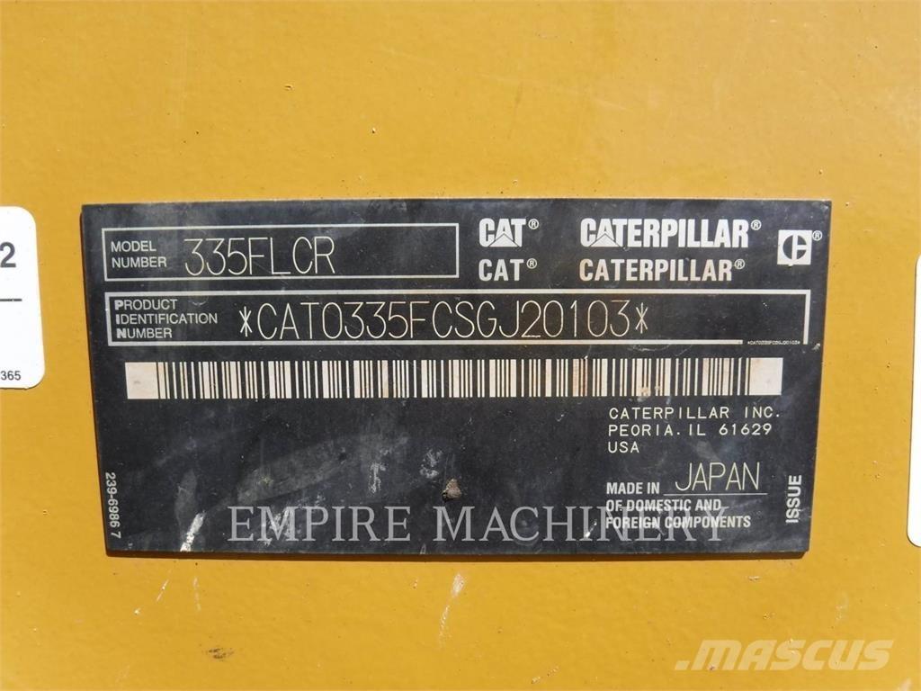 CAT 335FLCR Bandgrävare