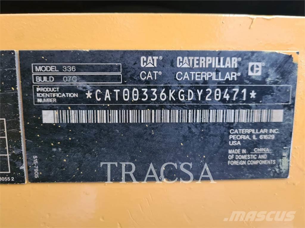 CAT 336 Bandgrävare