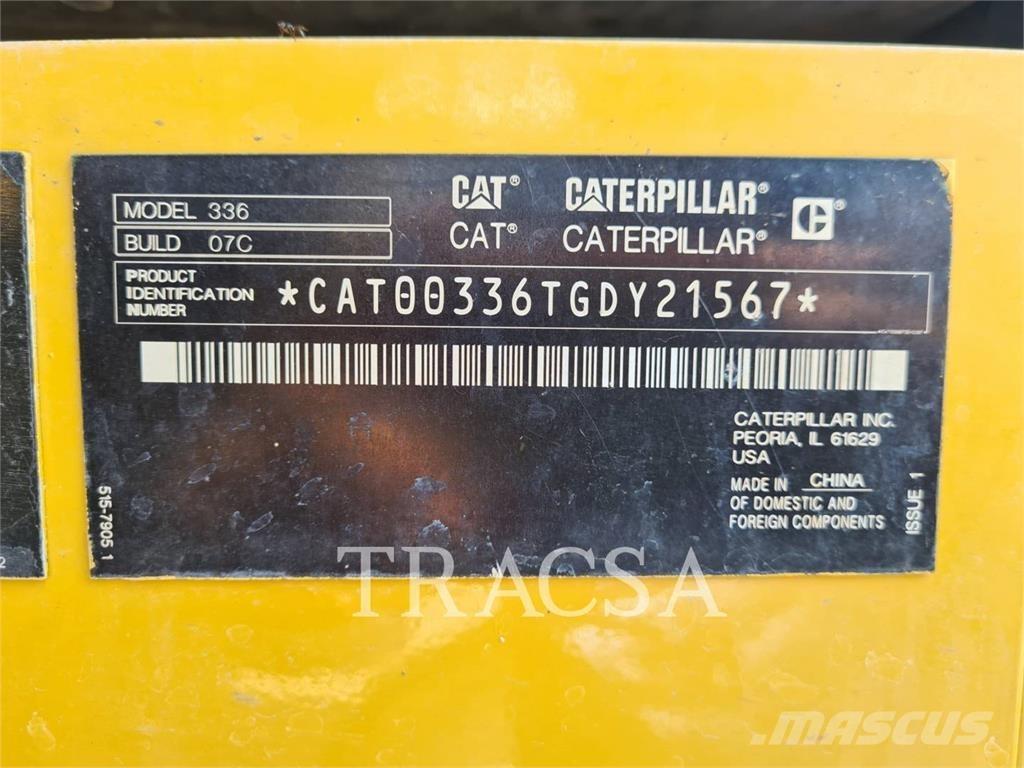 CAT 336 Bandgrävare