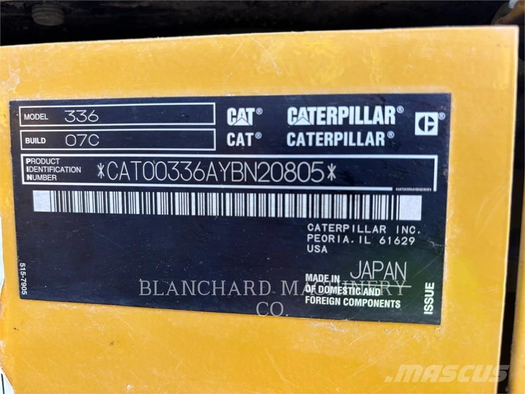 CAT 336 Bandgrävare