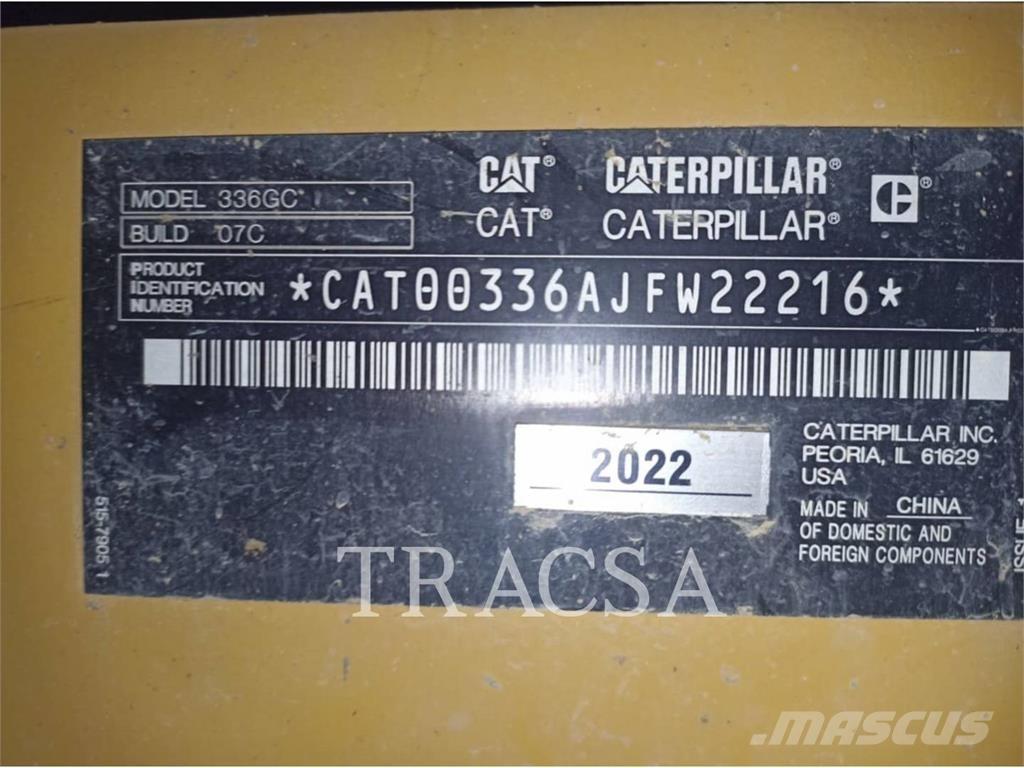CAT 336-07GC Bandgrävare