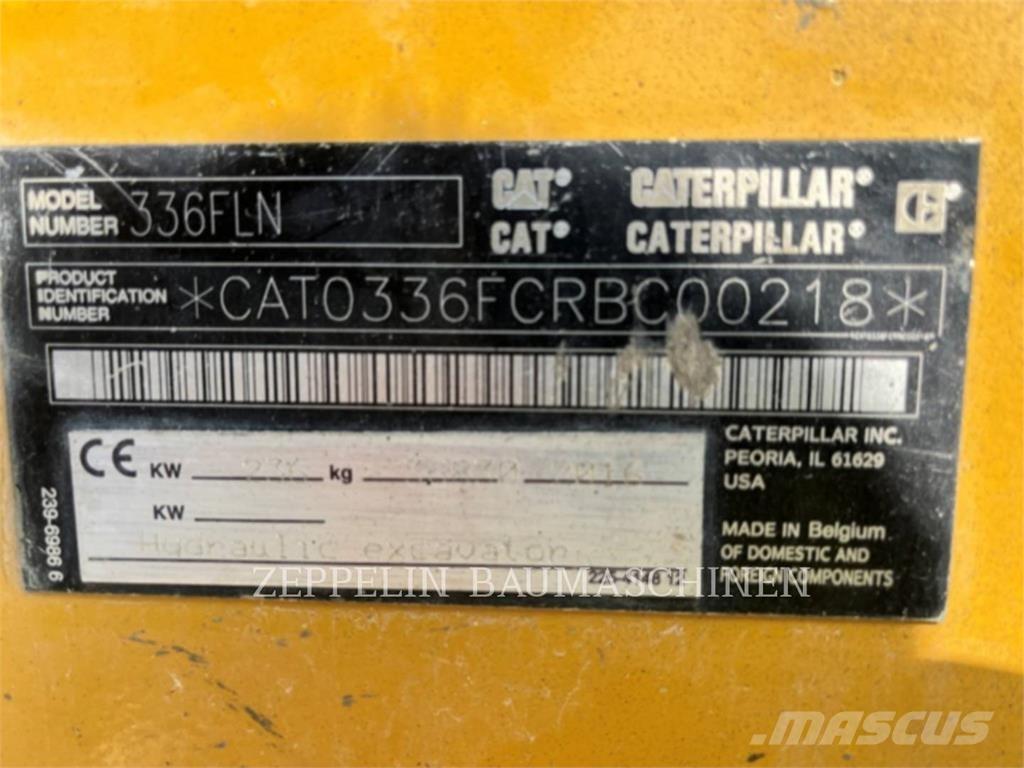 CAT 336FLN Bandgrävare