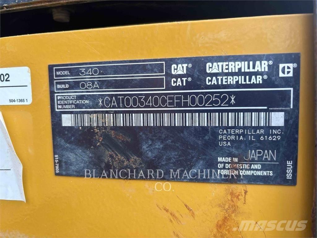 CAT 340 Bandgrävare