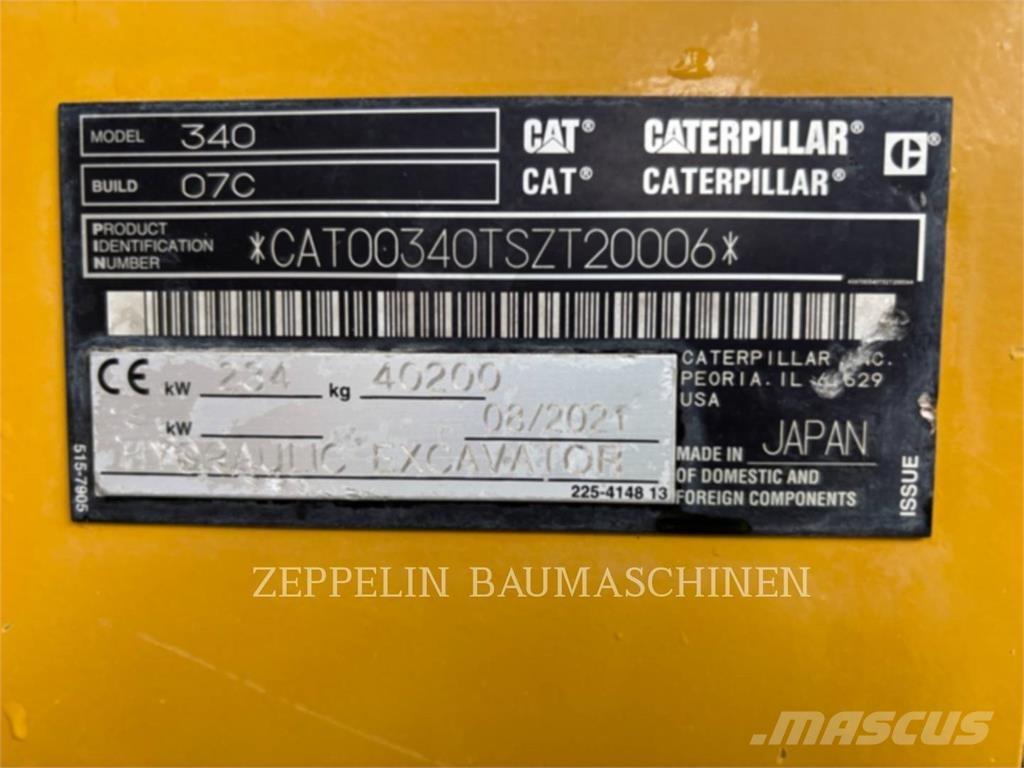 CAT 340-07A Bandgrävare