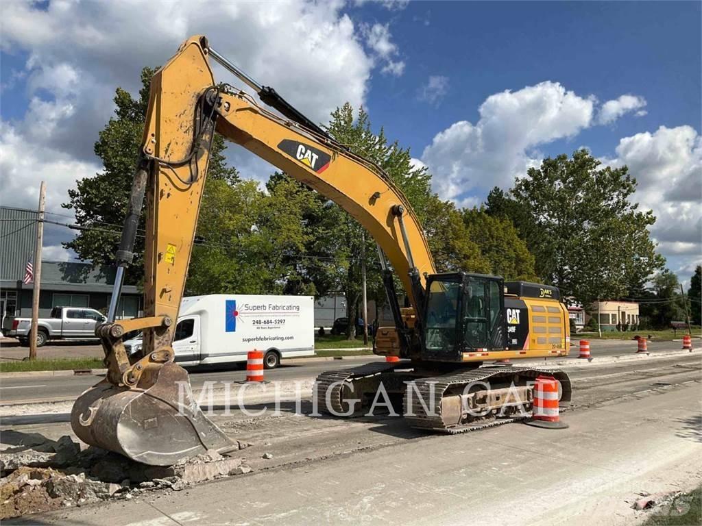 CAT 349FL + Bandgrävare