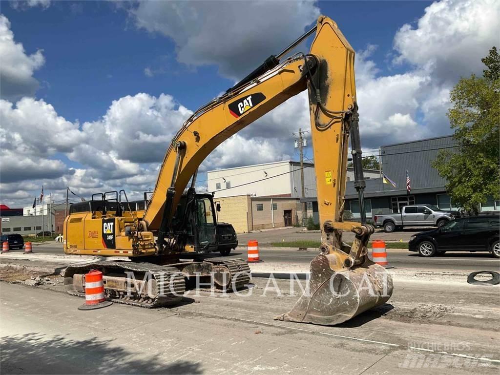 CAT 349FL + Bandgrävare