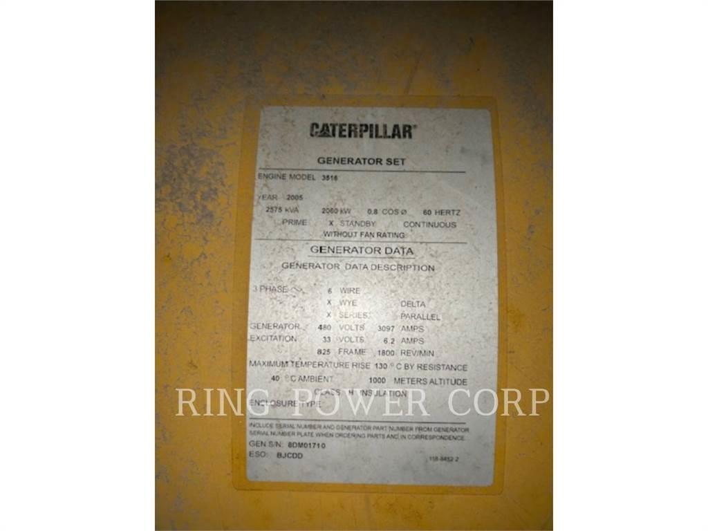 CAT 3516B Dieselgeneratorer