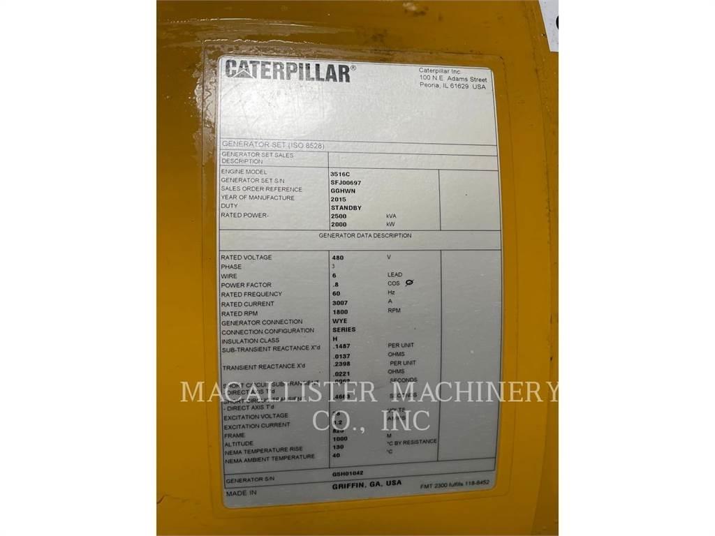 CAT 3516C Dieselgeneratorer