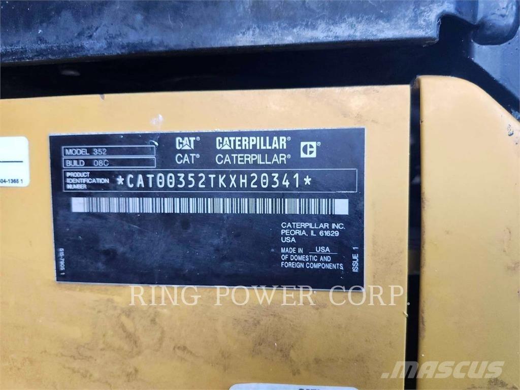 CAT 352EW Bandgrävare