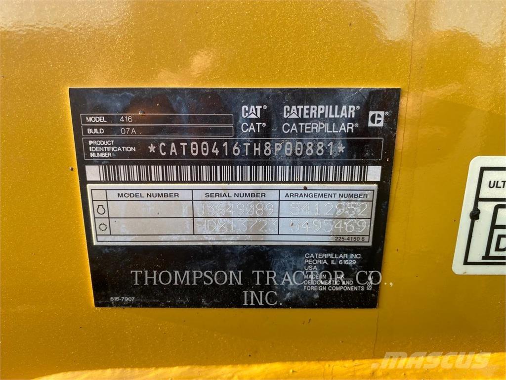 CAT 416 Grävlastare