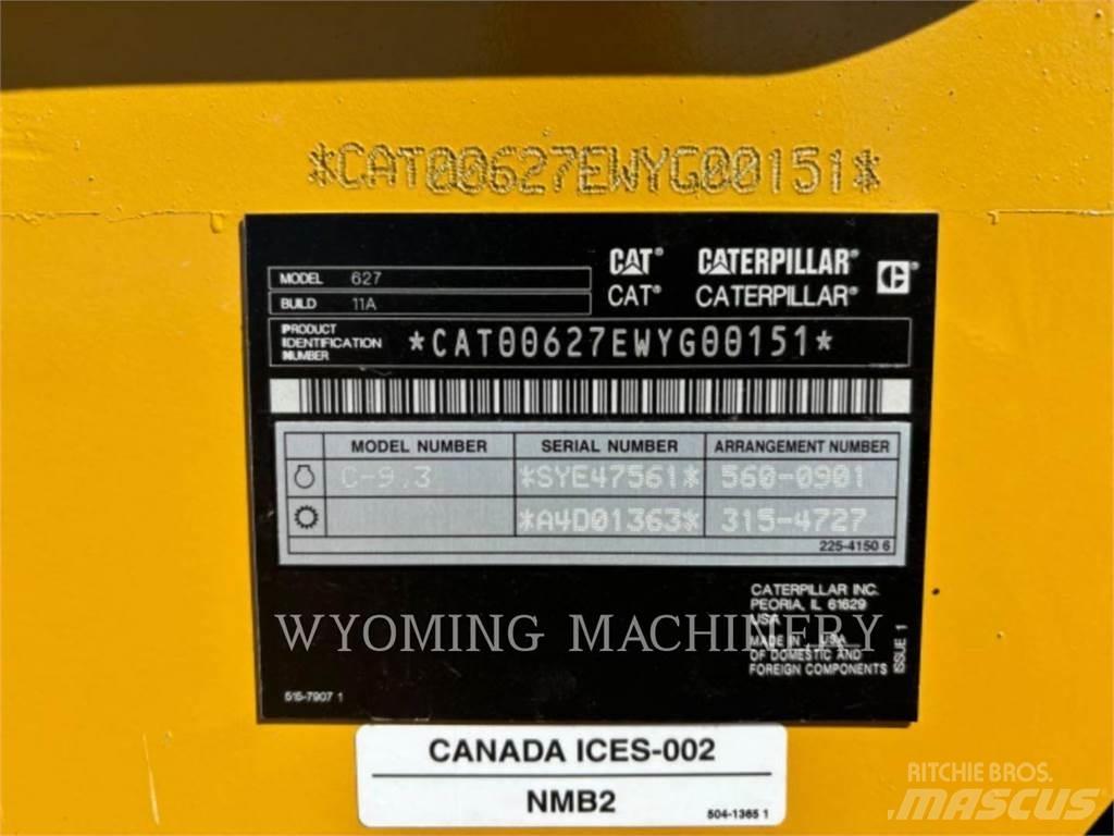 CAT 627 Schaktvagnar