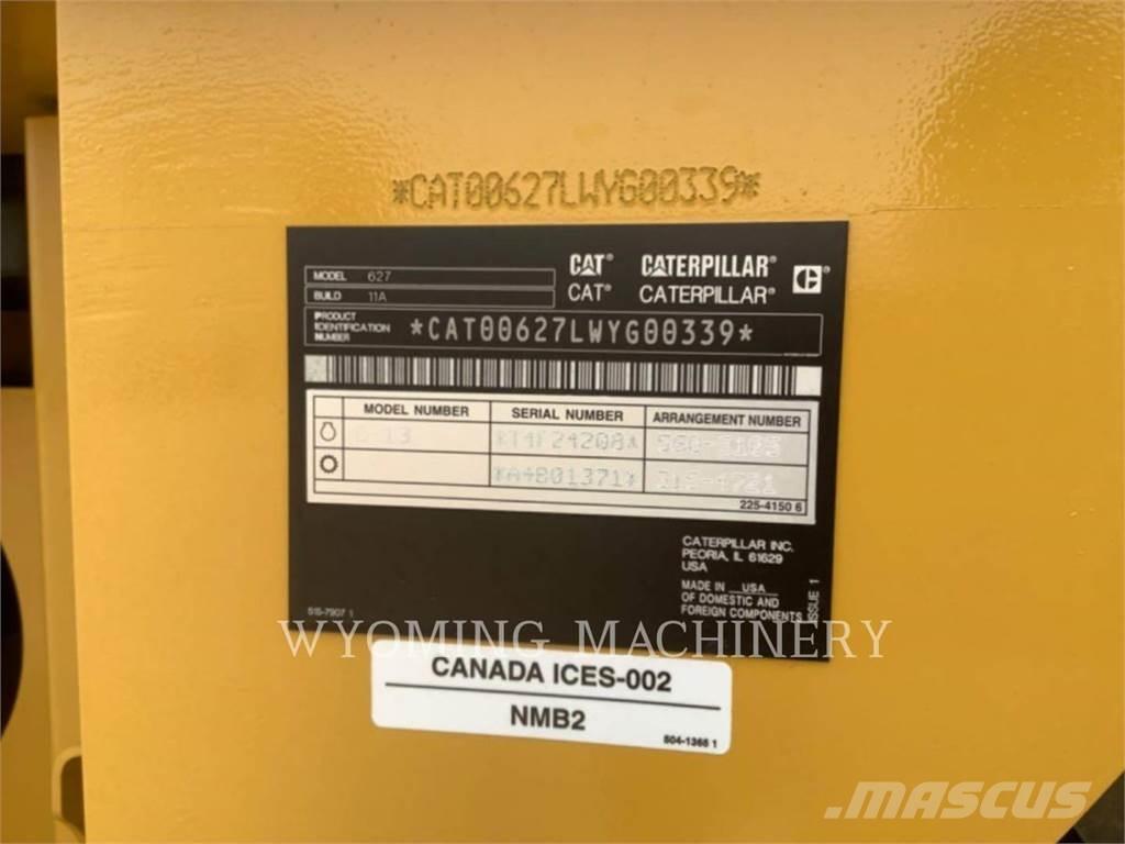 CAT 627 Schaktvagnar