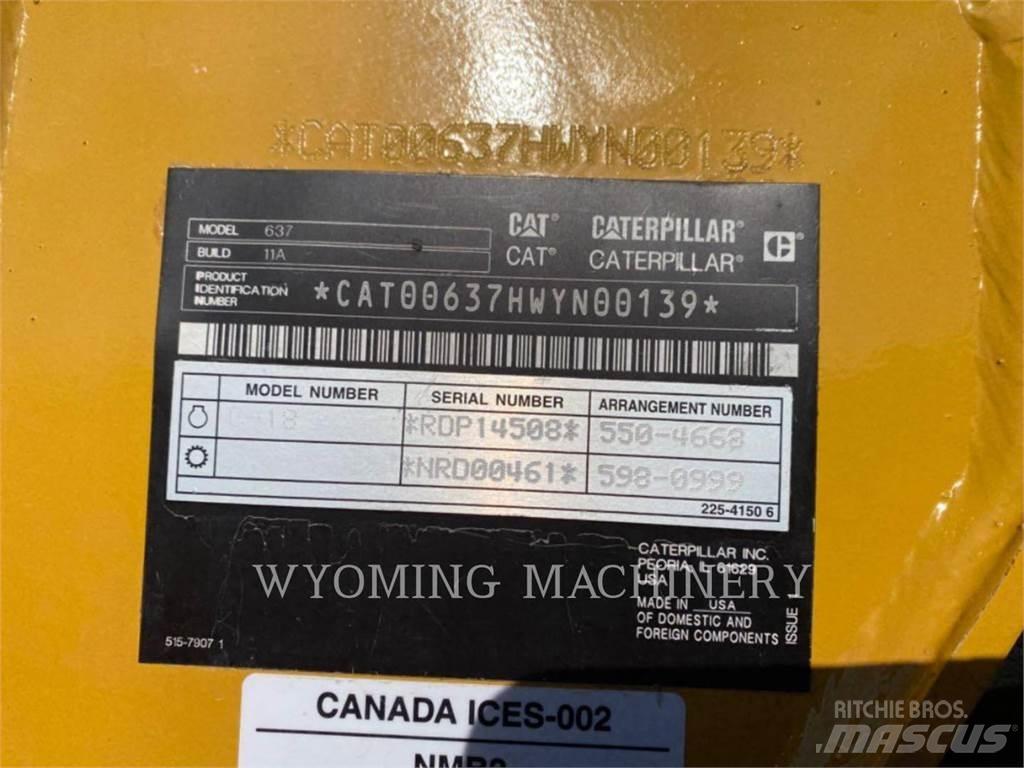 CAT 637 Schaktvagnar