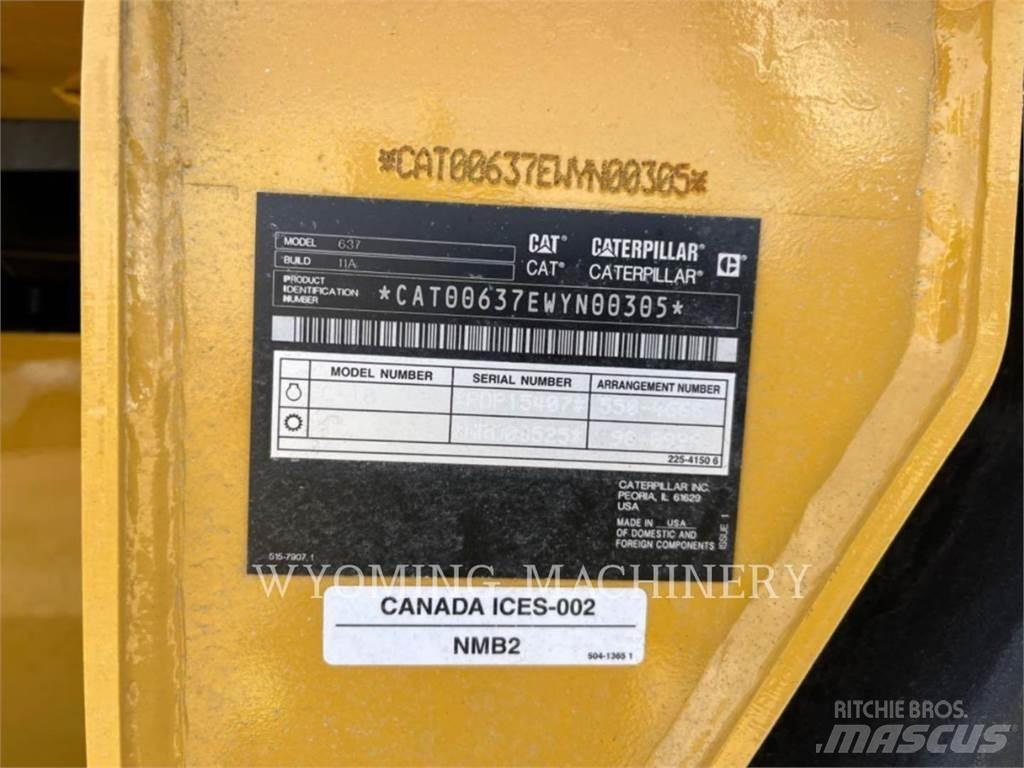 CAT 637 Schaktvagnar