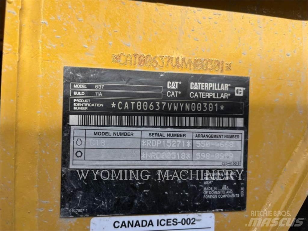 CAT 637 Schaktvagnar
