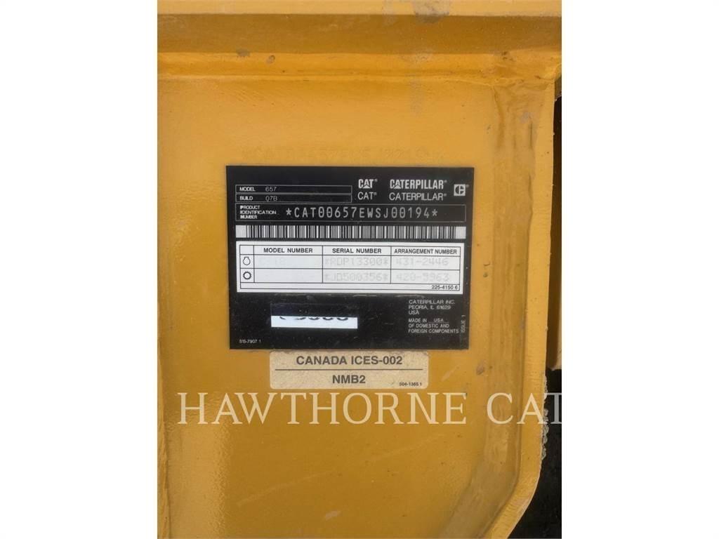 CAT 657 Schaktvagnar