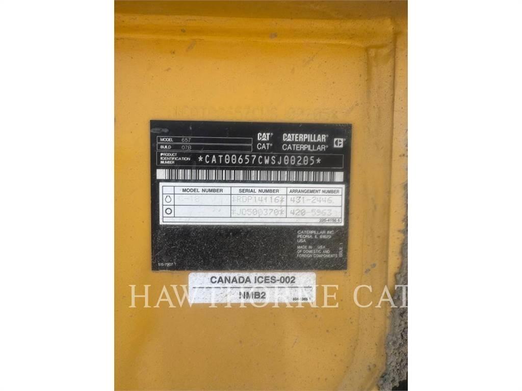 CAT 657 Schaktvagnar