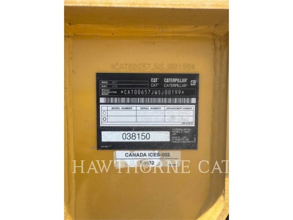 CAT 657 Schaktvagnar