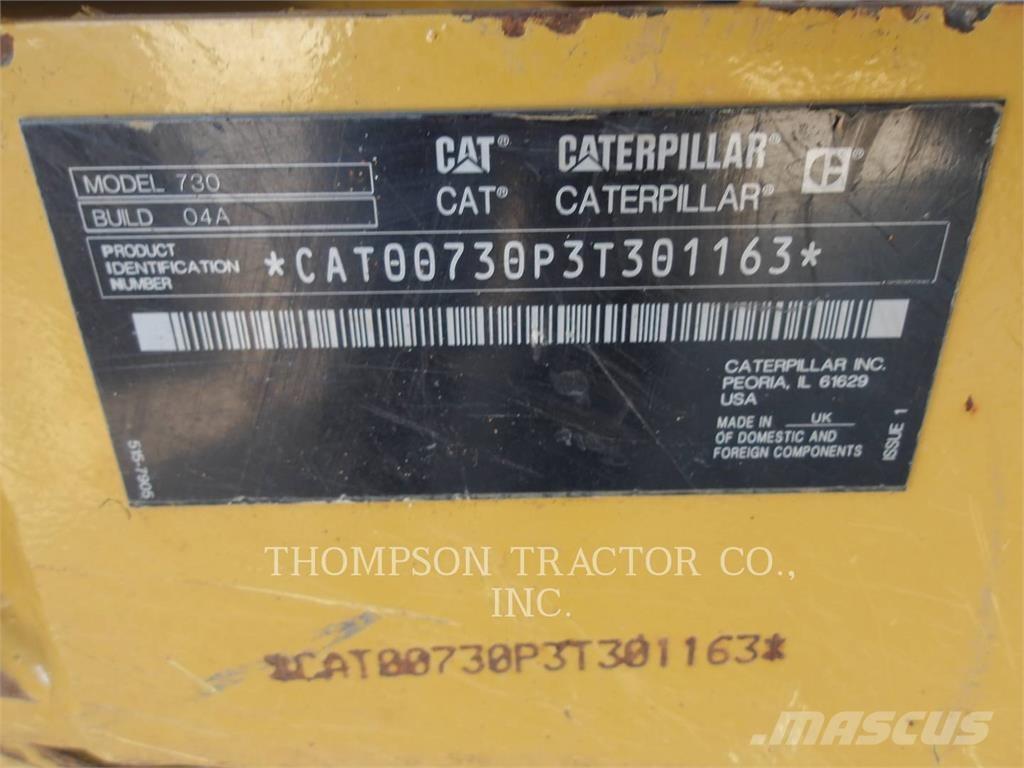 CAT 730 Midjestyrd dumper