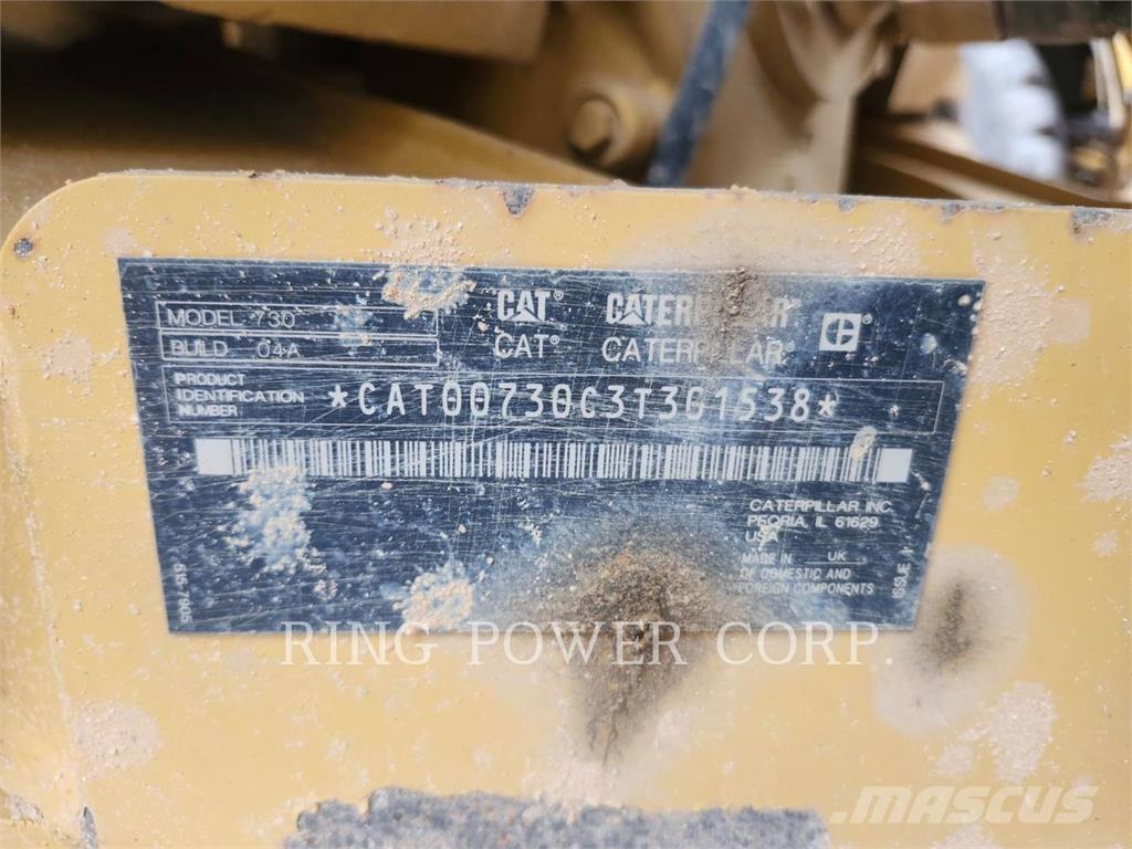 CAT 730TG Midjestyrd dumper