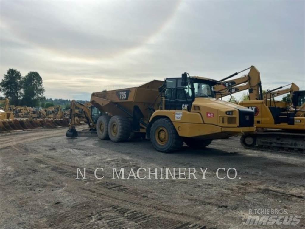 CAT 735 Tippbilar