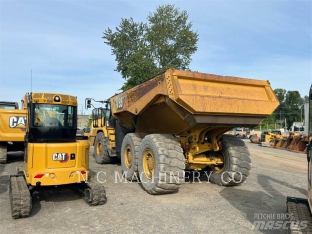 CAT 735 Tippbilar
