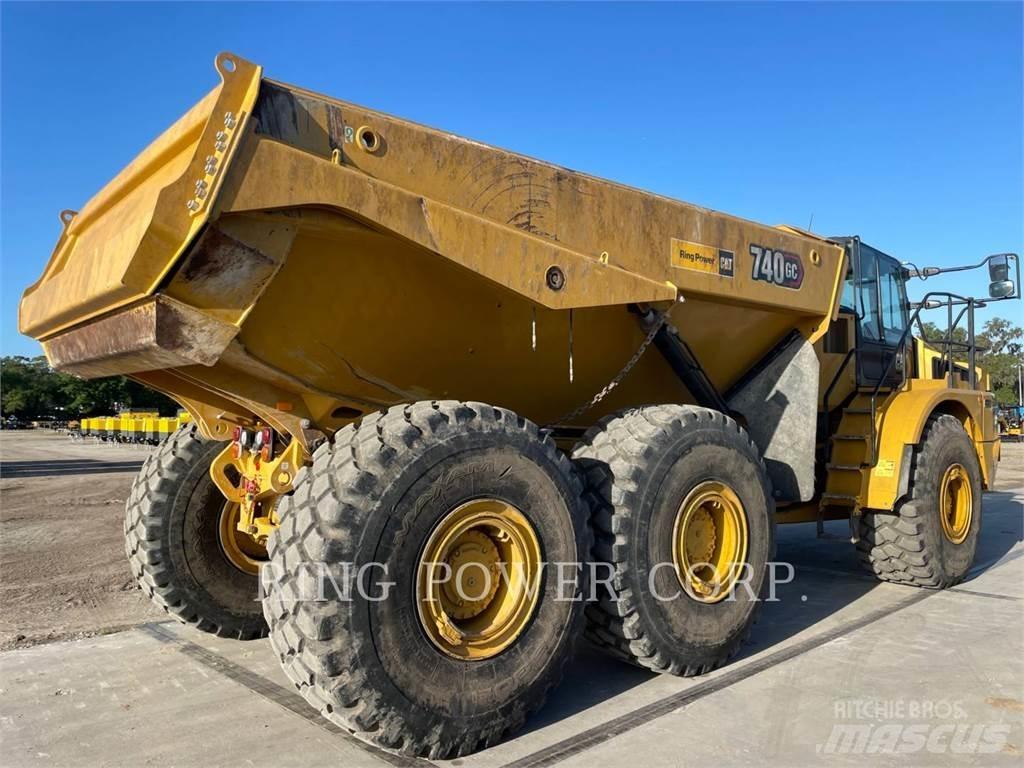 CAT 740GCTG Midjestyrd dumper