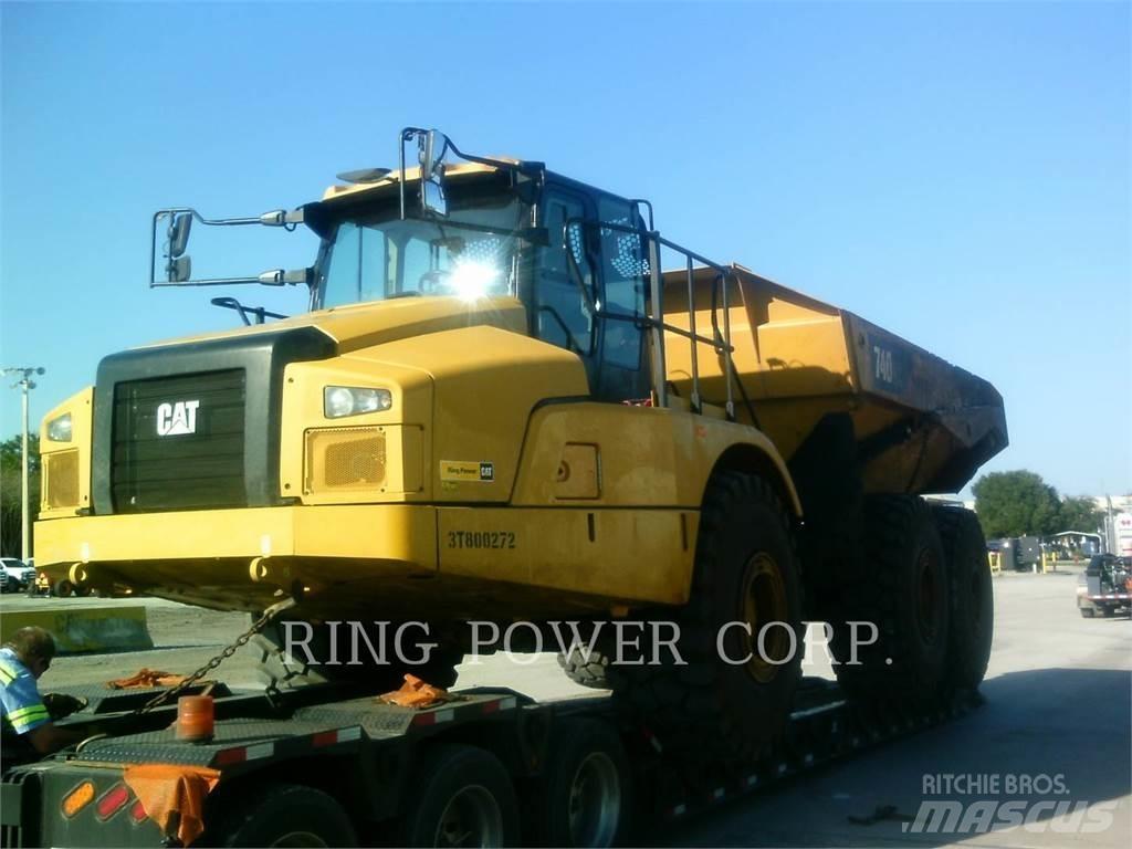 CAT 740GCTG Midjestyrd dumper