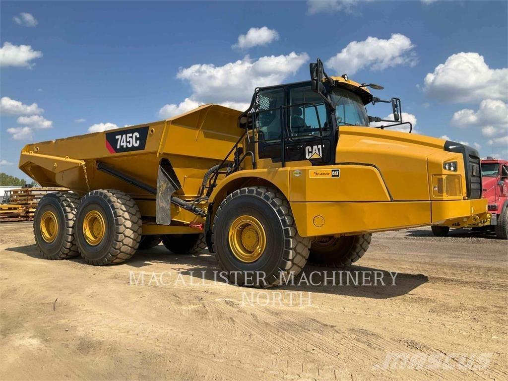 CAT 745 T Midjestyrd dumper