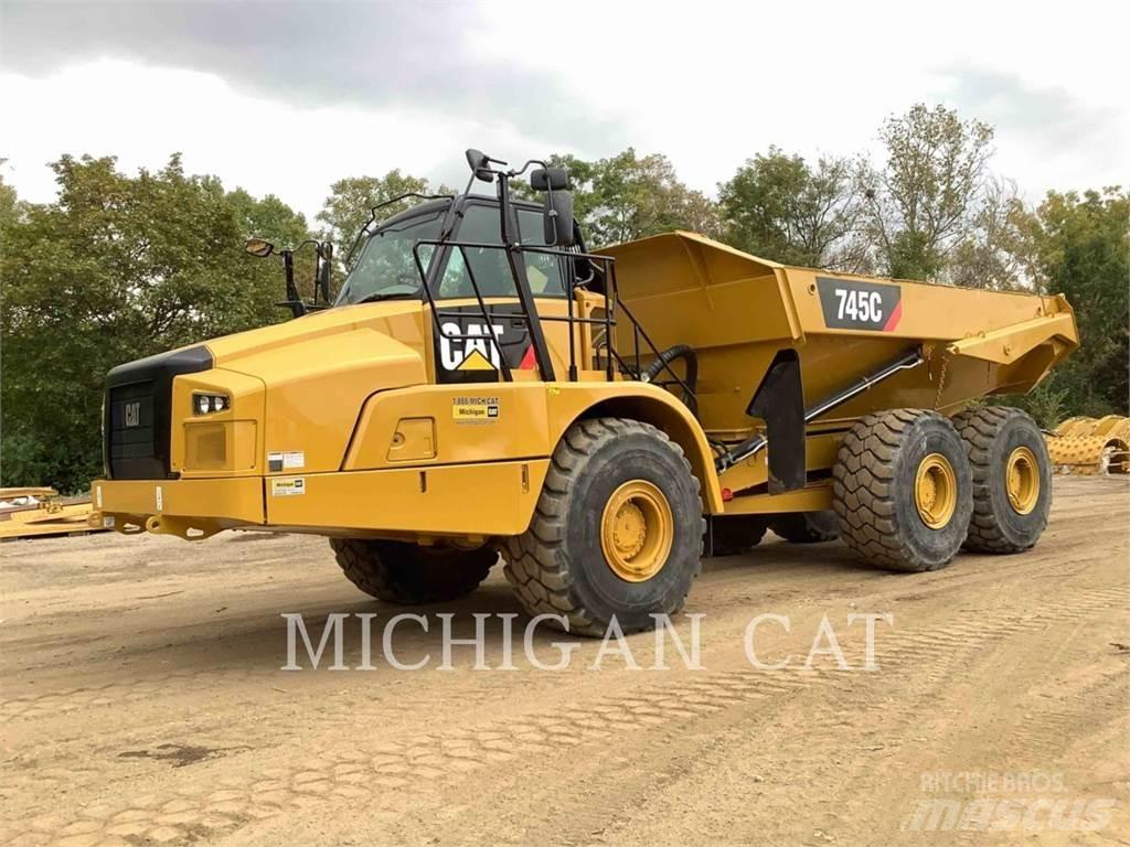 CAT 745C T Midjestyrd dumper