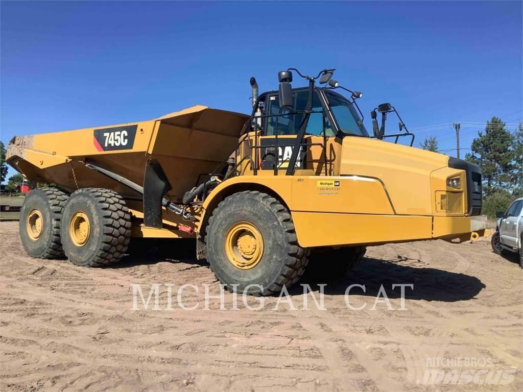 CAT 745C T Midjestyrd dumper