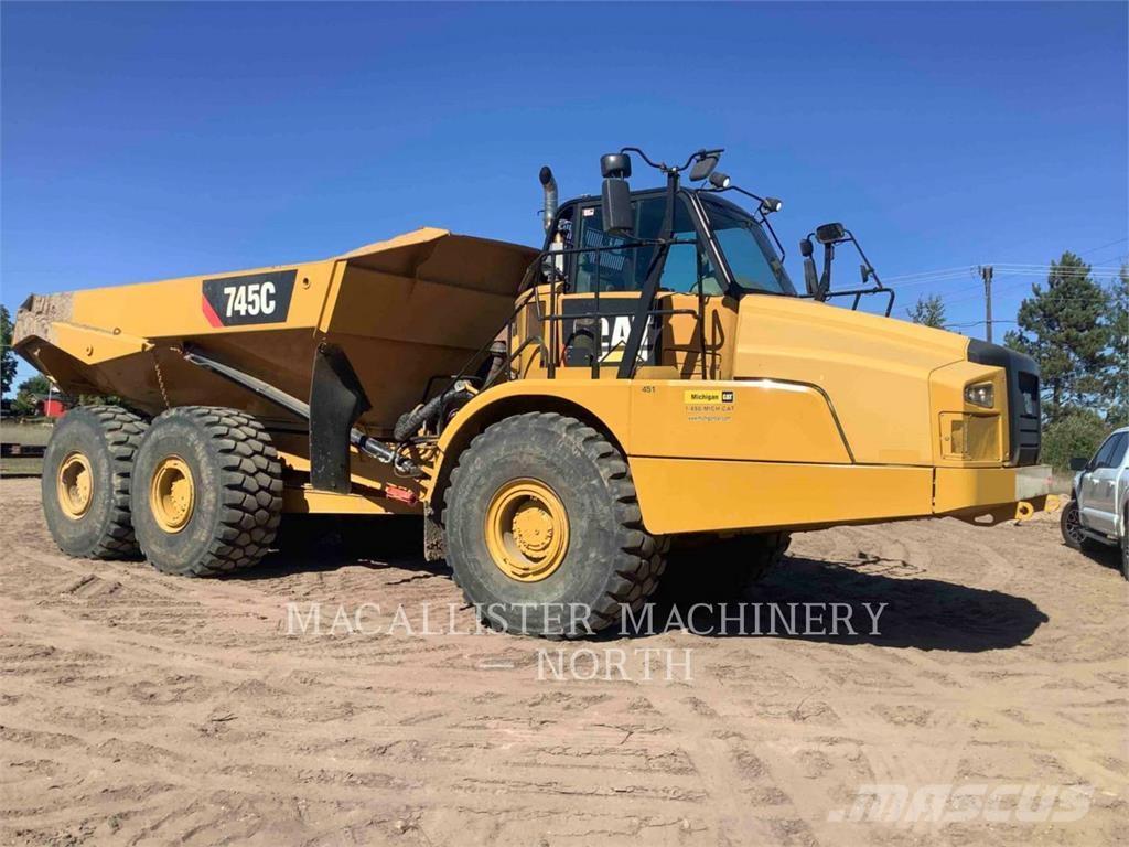 CAT 745C T Midjestyrd dumper