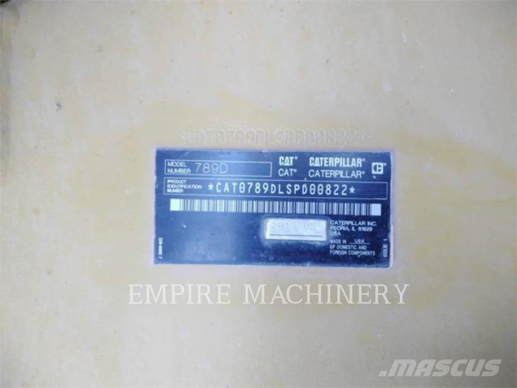CAT 789D Midjestyrd dumper