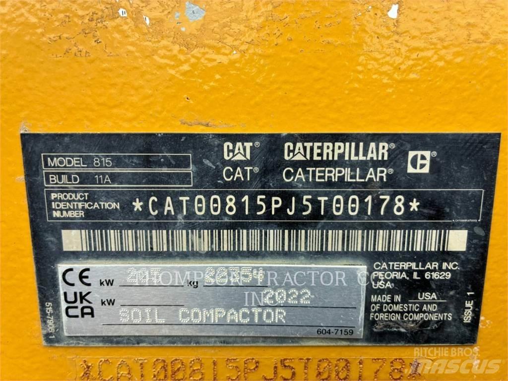CAT 815 Jordkompaktorer