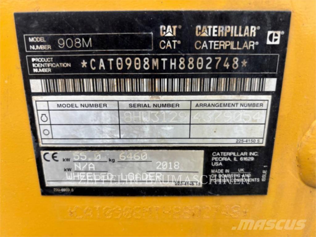 CAT 908M Hjullastare