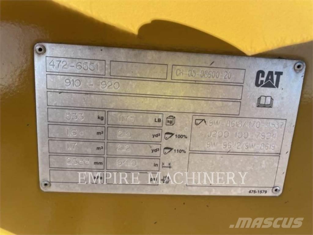 CAT 910-POBU Entreprenad - Övrigt