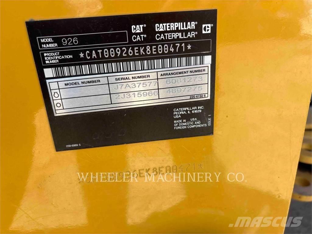 CAT 926 QC 3V Hjullastare