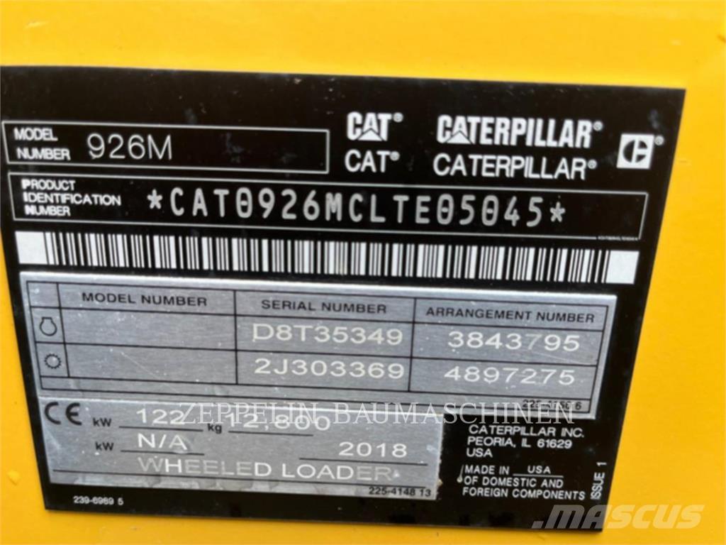 CAT 926M Hjullastare