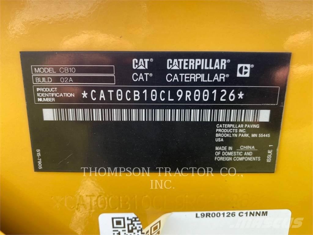 CAT CB 10 Tvåvalsvältar