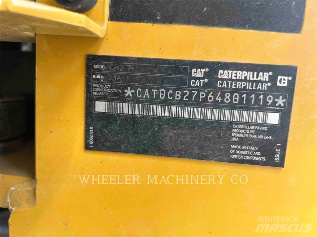 CAT CB2.7 Tvåvalsvältar