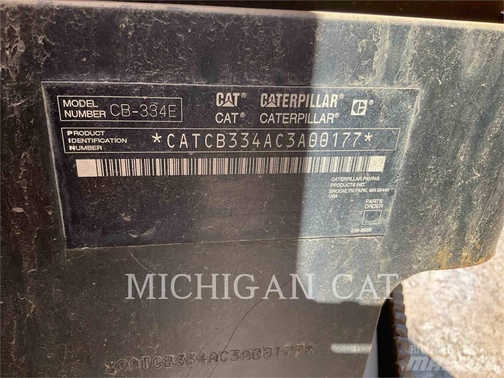 CAT CB334E Envalsvältar