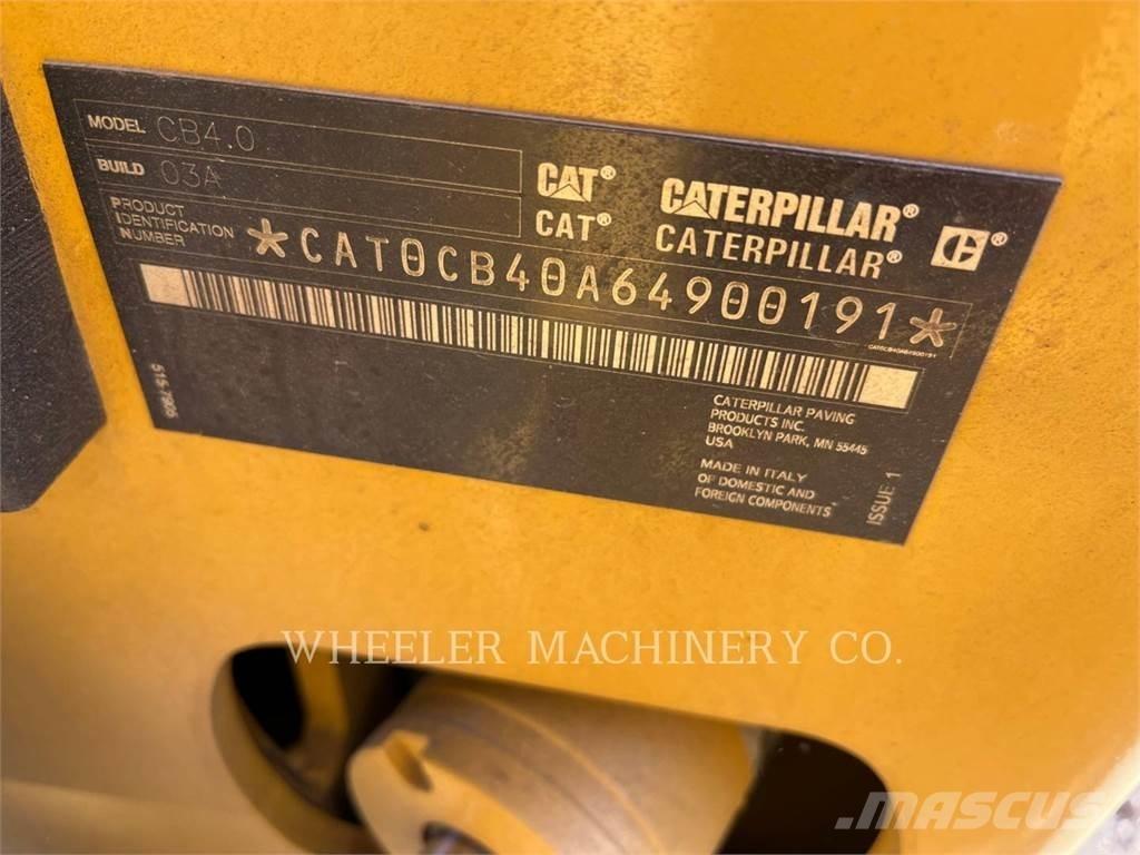 CAT CB4.0 Tvåvalsvältar