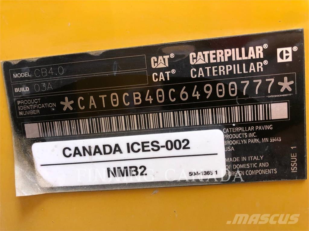 CAT CB4.0-03 Jordkompaktorer