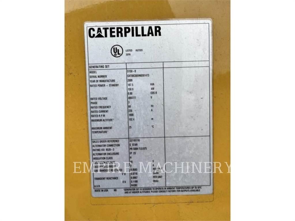 CAT D150 Dieselgeneratorer