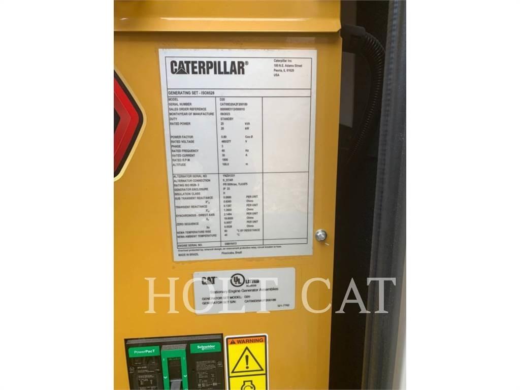 CAT D20 Dieselgeneratorer