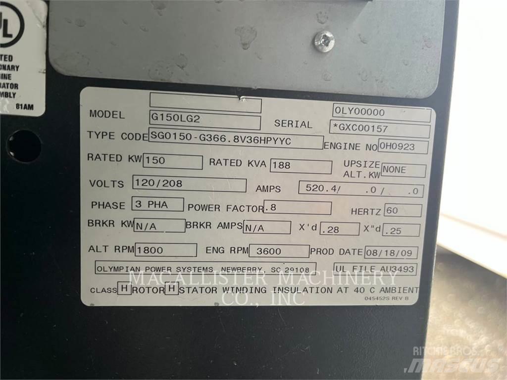 CAT G150LG2 Dieselgeneratorer