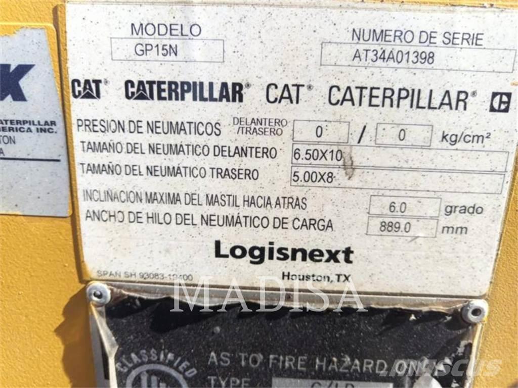CAT GP15N5 Övriga motviktstruckar